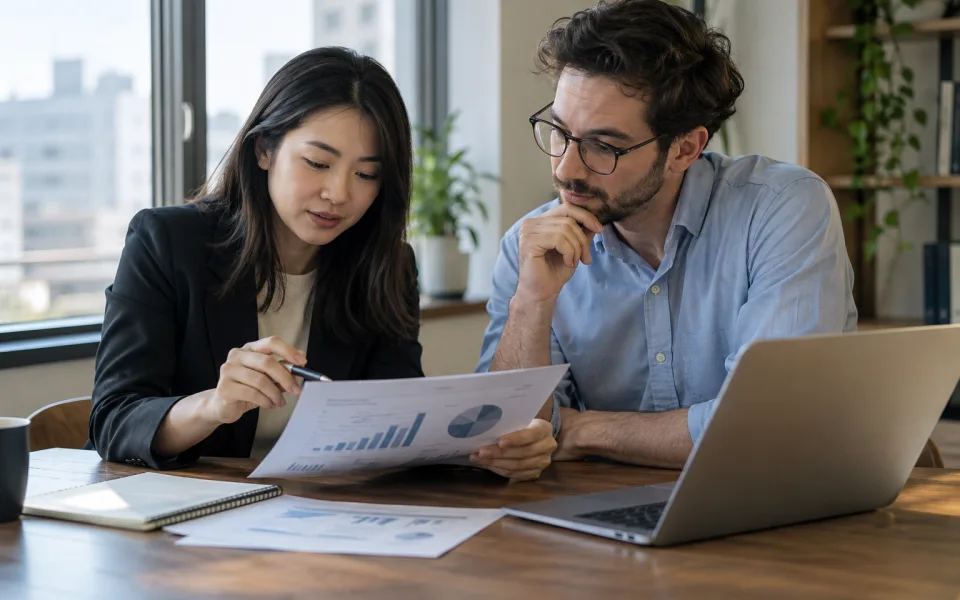 Financial report reviewed by a translation team