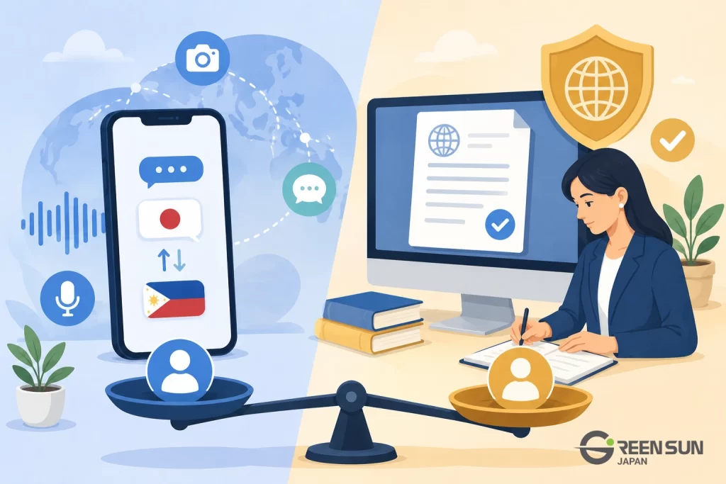 Comparing Tagalog translation apps and professional translation services