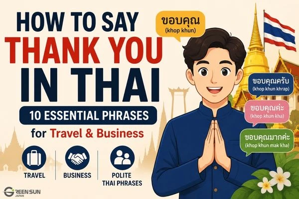 Thumbnail Image - How to say thank you in Thai with common polite phrases for travelers and business professionals