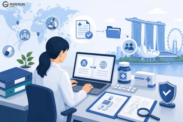 Body Image - Medical translation workflow with QA process for Japanese companies entering the Singapore healthcare market