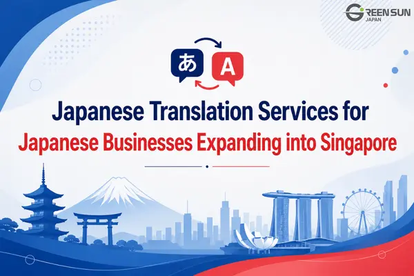 Japanese translation services Singapore