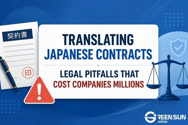 Translating Japanese Contracts: Legal Pitfalls That Cost Companies Millions