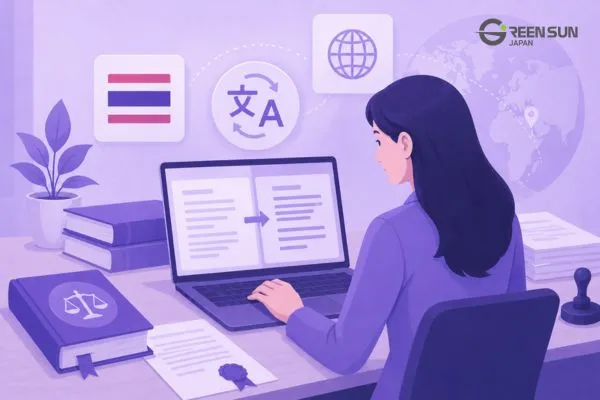 Thai legal document translation by sworn and standard translators