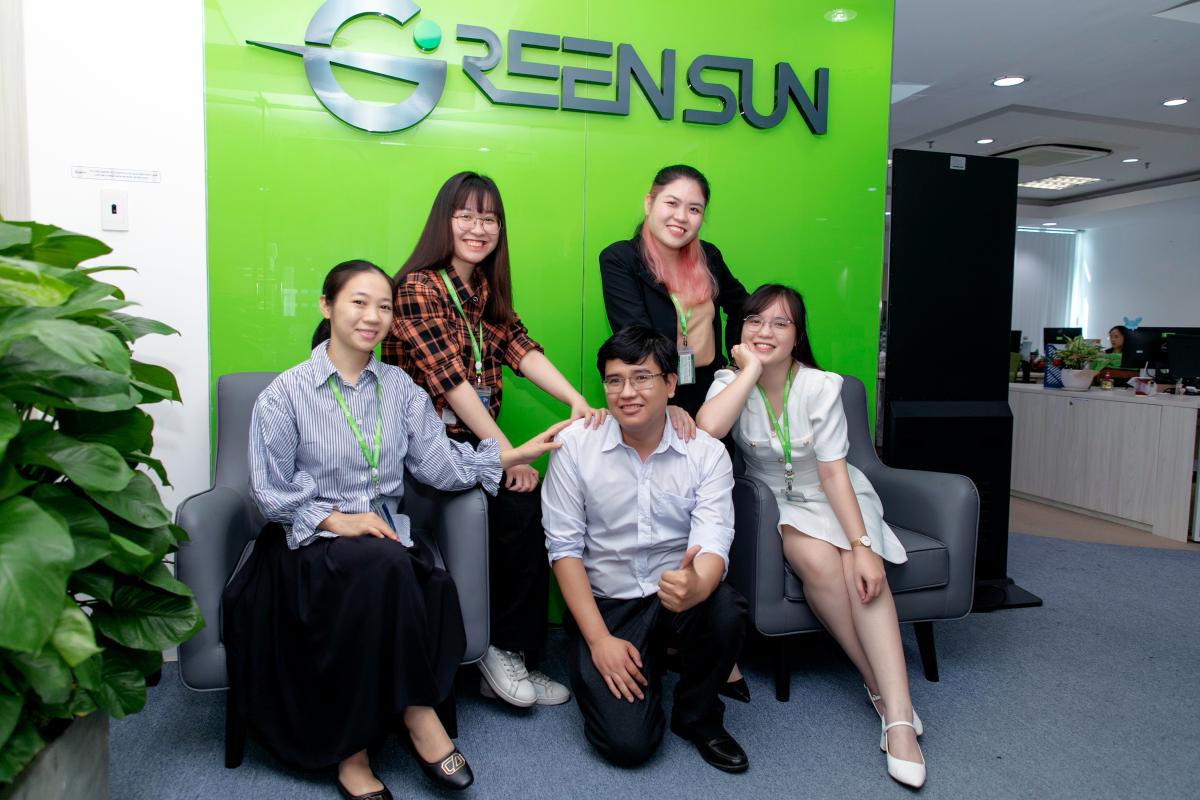 Đội ngũ Green Sun tại văn phòng TP. Hồ Chí Minh